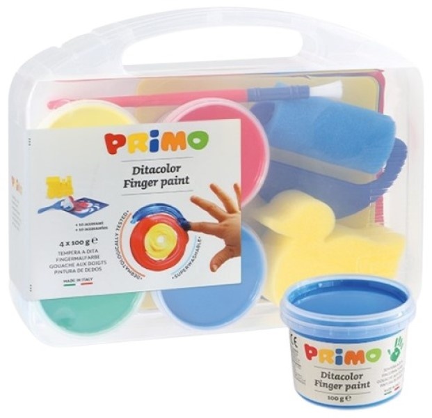 Vopsea pentru pictura cu degetele Primo 4pcs (823VTDP)