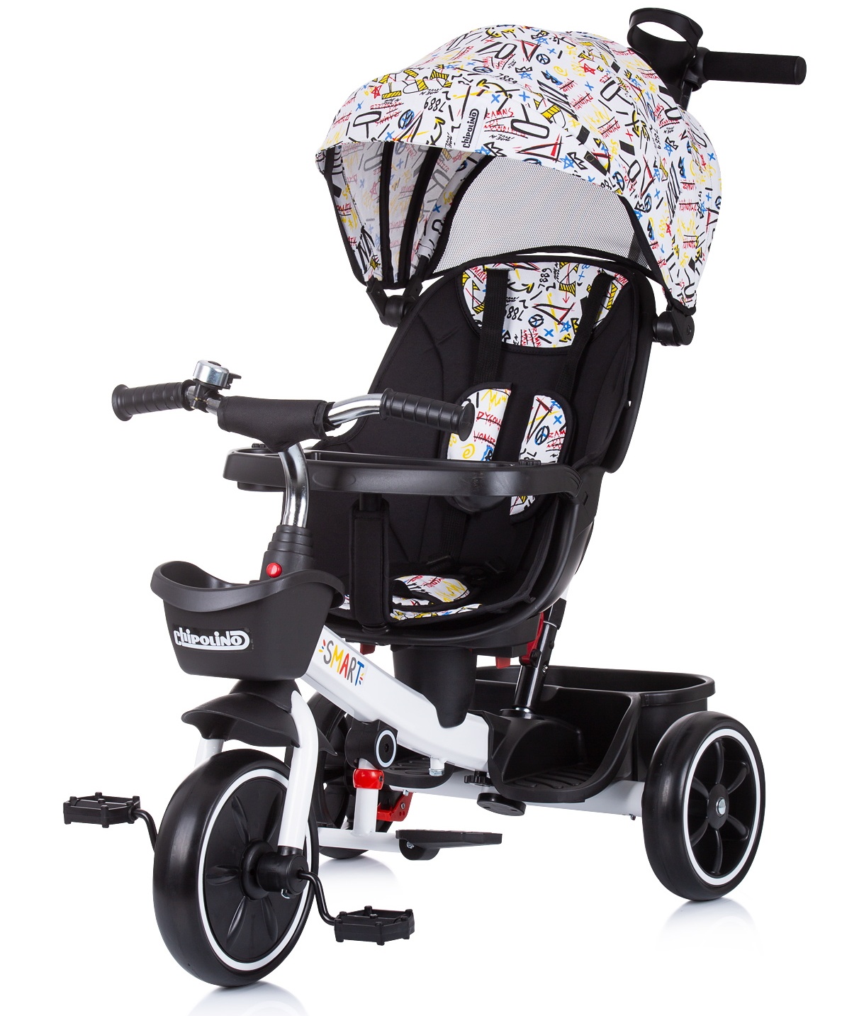 Bicicletă copii Chipolino Smart White (TRKSA02203WH)