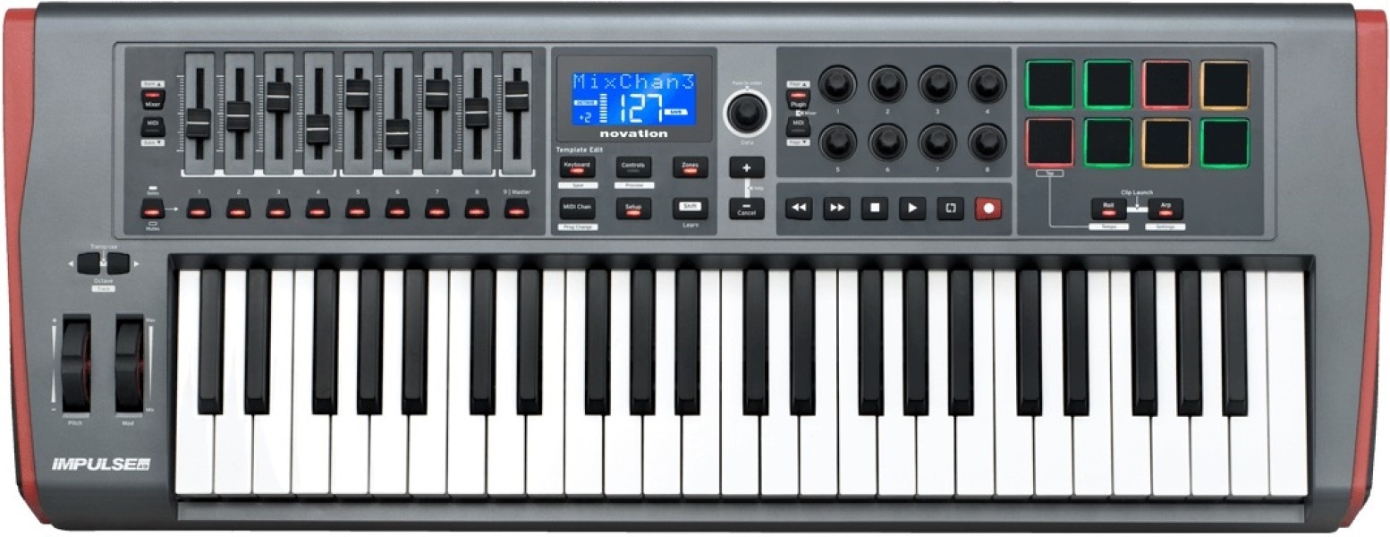MIDI-claviatura Novation Impulse 49