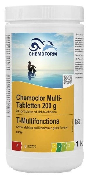 Tablete multifuncționale Chemoform Chemoclor 5x200g