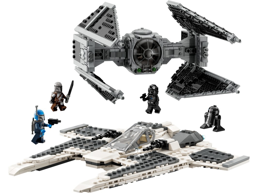 LEGO Mandalorian Fang Fighter vs. TIE Interceptor