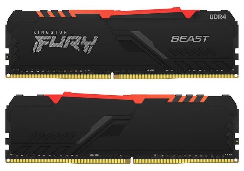 Оперативная память Kingston Fury Beast 64Gb DDR4-3600MHz Kit ...