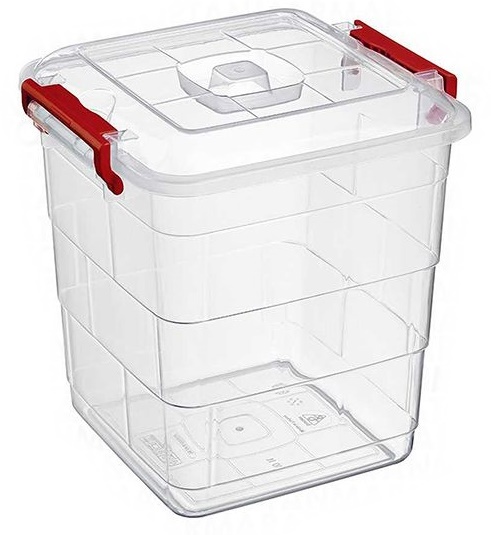 Container pentru mâncare Bursev Transparent 24x23x25cm 1152.01