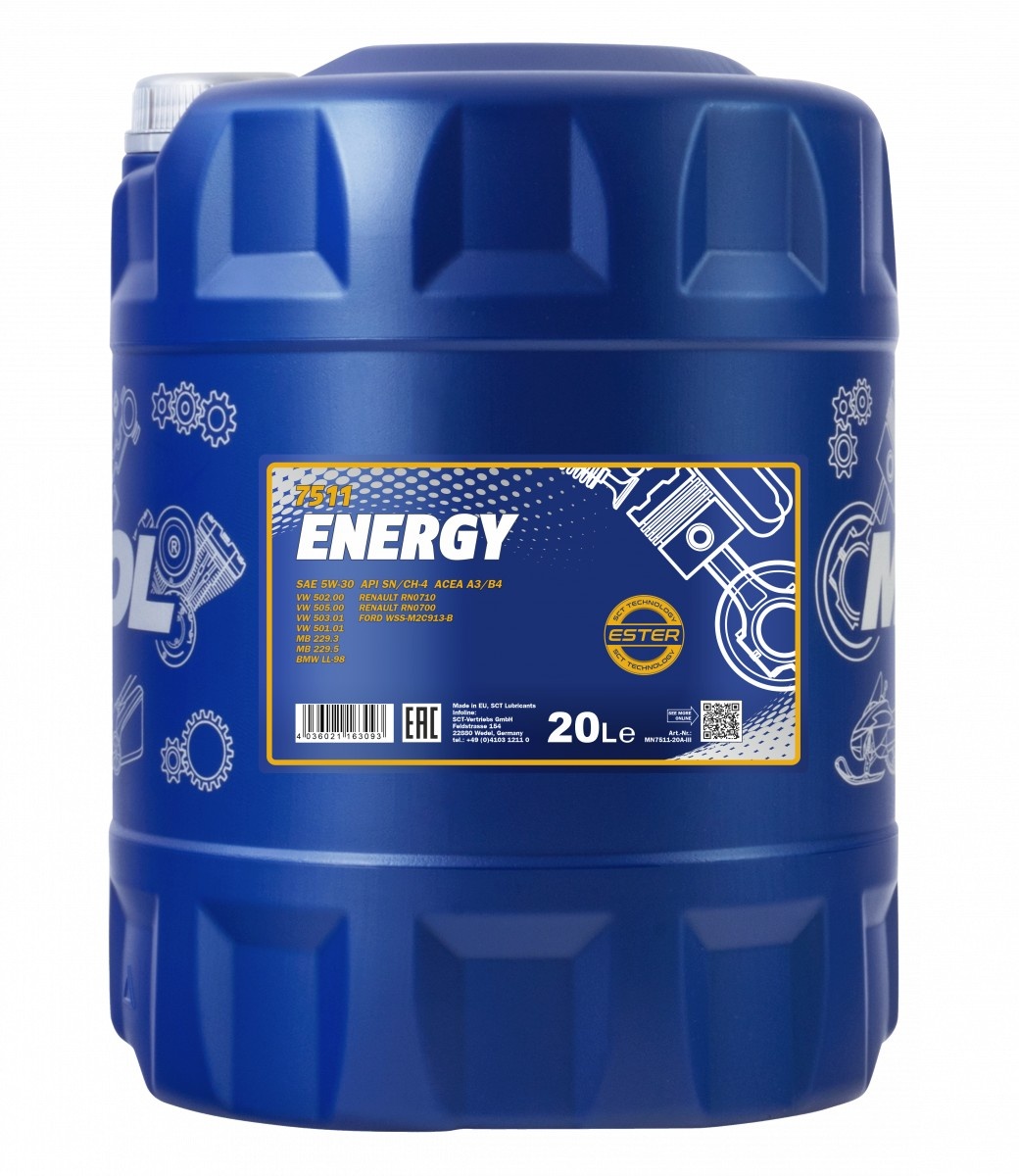 Ulei de motor Mannol Energy 5W-30 7511 20L