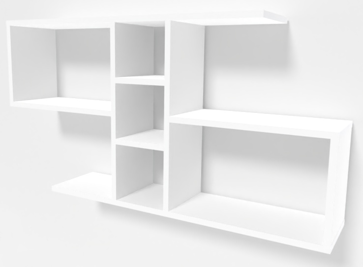 Raft de perete Smartex RD10 Alb