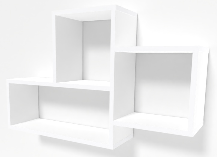 Raft de perete Smartex RD3 Alb