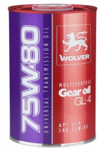 Ulei de transmisie auto Wolver Multipurpose Gear Oil GL-4 75W-80 1L