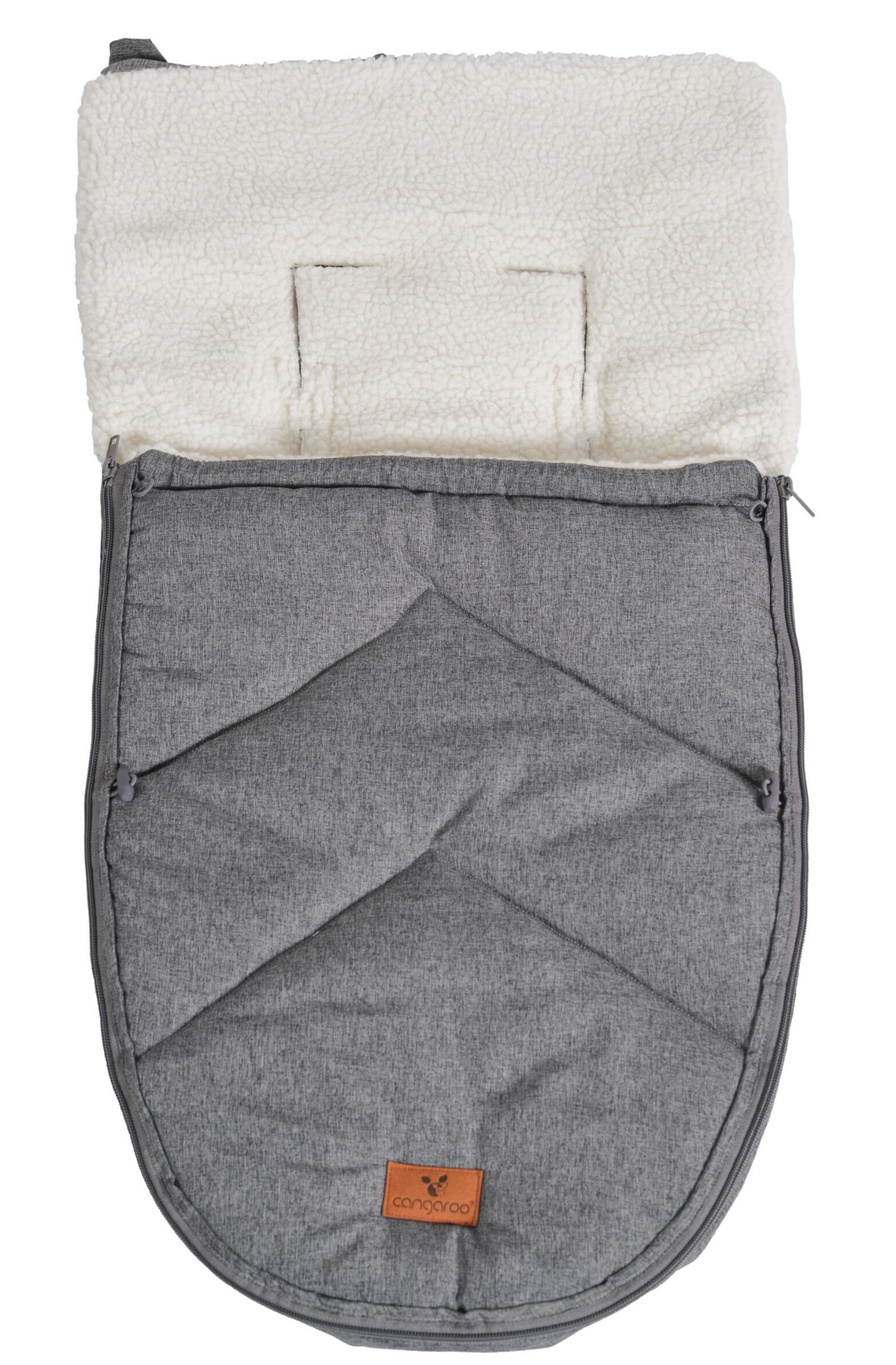 Husa de iarnă pentru copii Cangaroo Luxe Grey