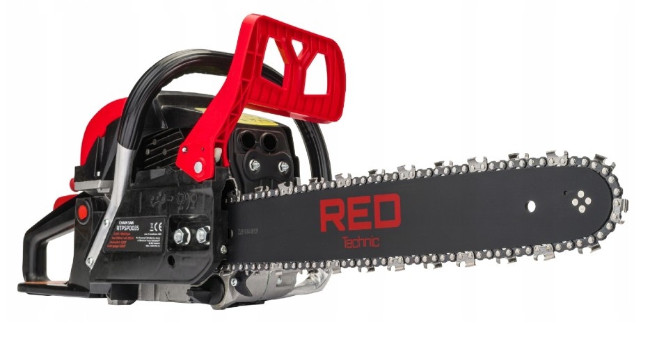 Ferăstrău cu lanţ pe benzină Red Technic RTPSP0035