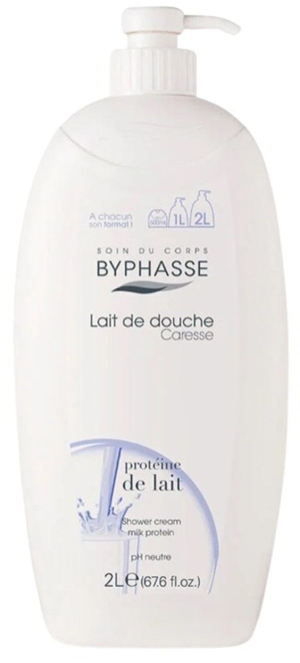 Gel de duș Byphasse Caresse Milk Protein 2000ml