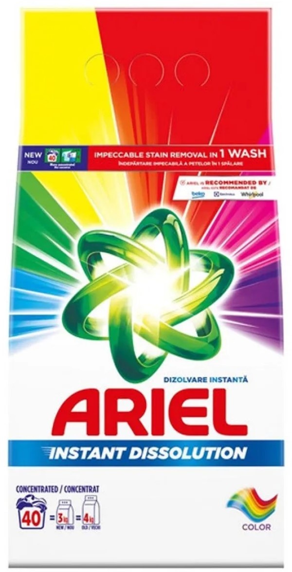 Стиральный порошок Ariel Color Instant Dissolution 3kg – купить в ...