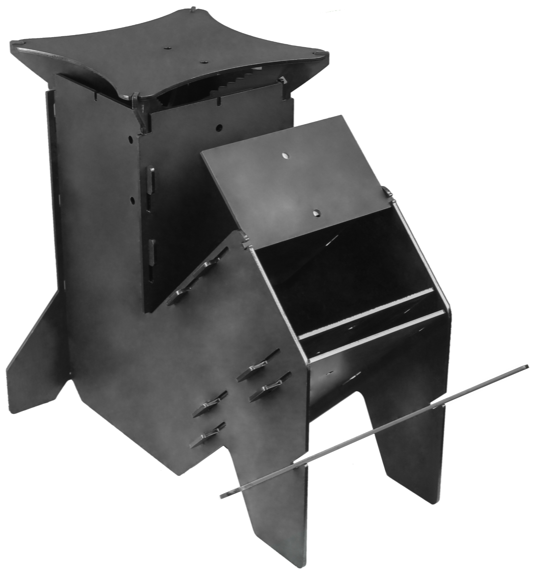 Sobă turistică pliabilă AibGrill Eco-Turbo Camp Medium + (22019)