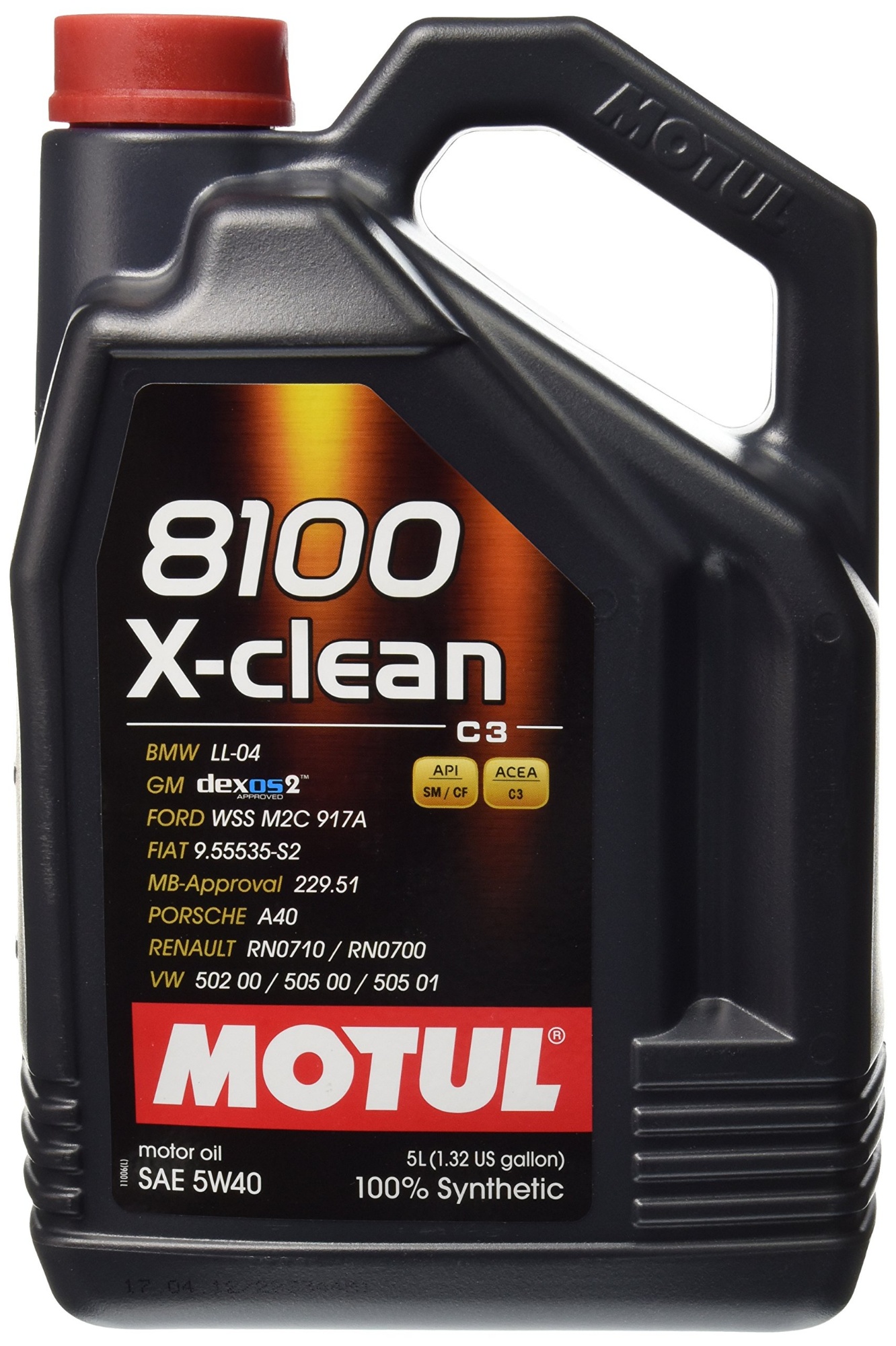 Ulei de motor Motul 8100 X-Clean 5W-40 5L