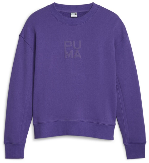 Женская толстовка Puma Infuse Crew Tr Team Violet L, купить по выгодной ...