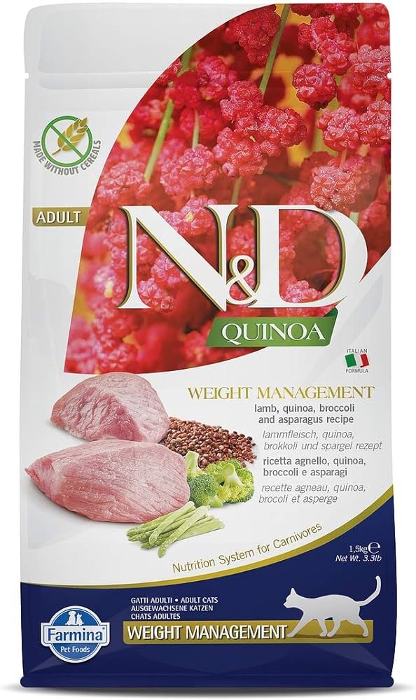 Сухой корм для кошек Farmina N&D Quinoa Digestion Lamb Adult 1.5kg ...