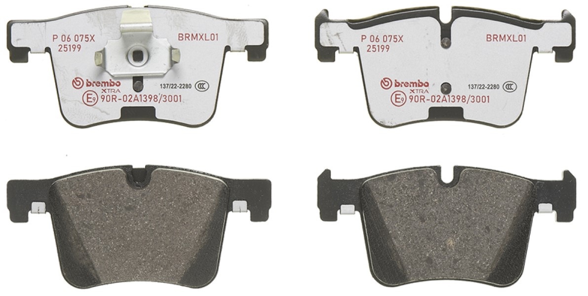 Set placute frână Brembo P 06 075X