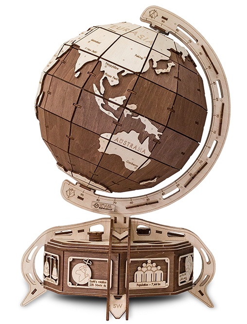 3D-puzzle Ewa Toys The Globe Brown