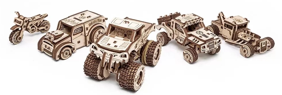3D-puzzle Ewa Toys Vehicles Set