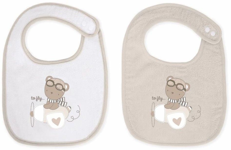 Set de baveți Kikka Boo Terry Dreamy Flight Beige (31104010046)