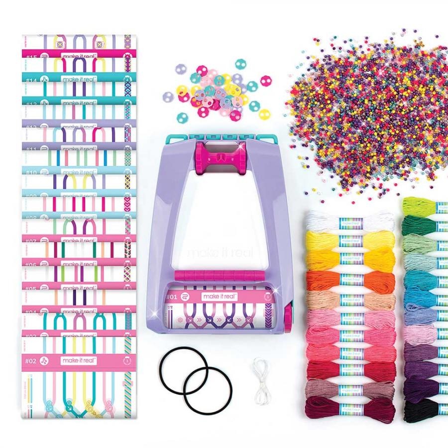 Set de realizare a bijuteriilor Make it Real Friendship Bracelet Maker Mega (1458M)
