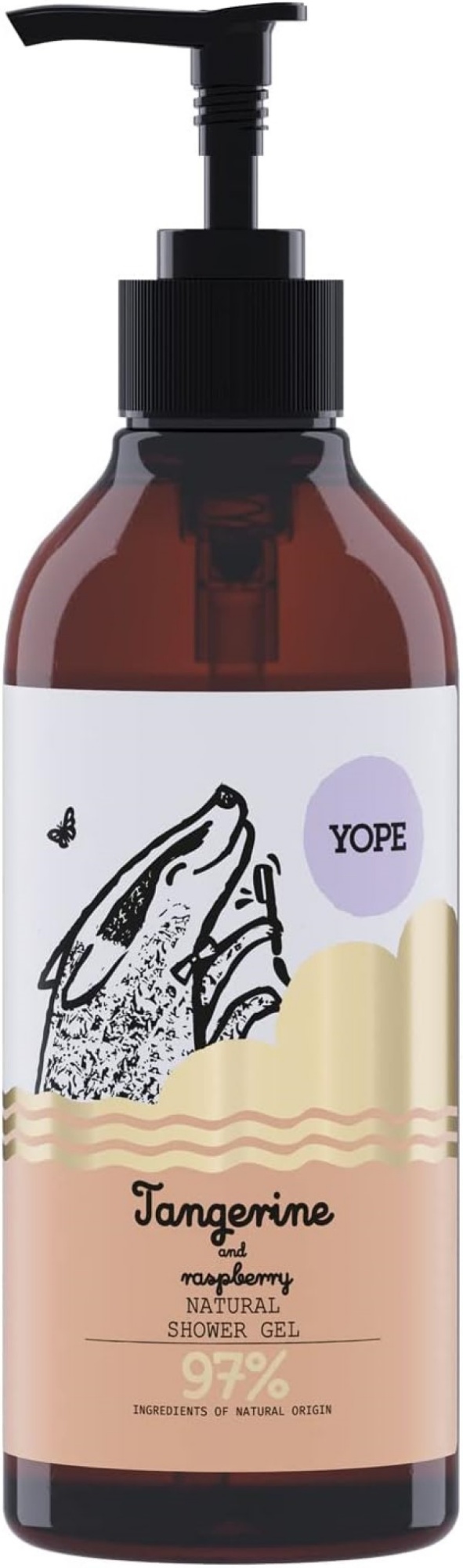 Gel de duș Yope Tangerine & Raspberry Shower Gel 400ml
