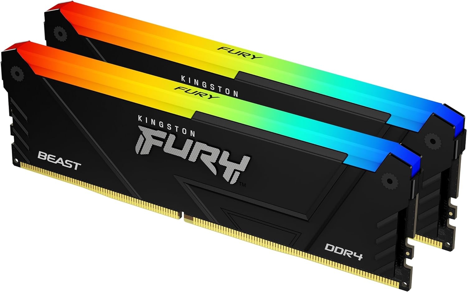 Оперативная память Kingston Fury Beast RGB 32Gb DDR4-3200MHz Kit ...