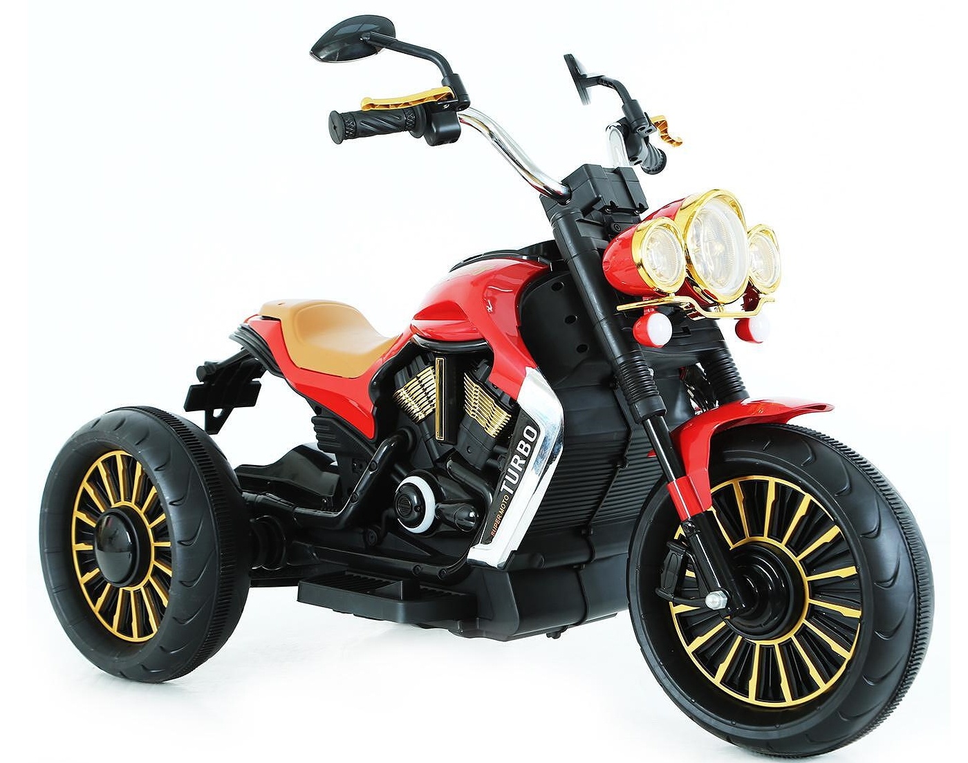 Mașinuța electrica Chipolino Turbo Red (ELMTR02303RE)