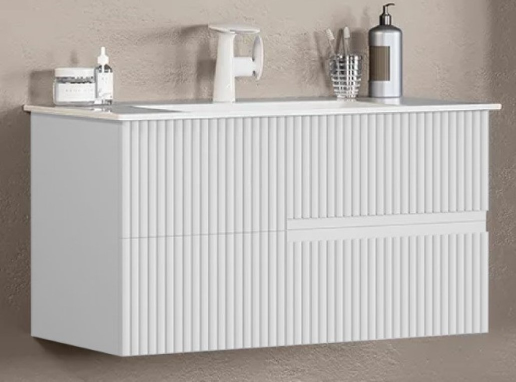 Dulap cu lavoar Orka Moonlight 120 White Matt (16348)