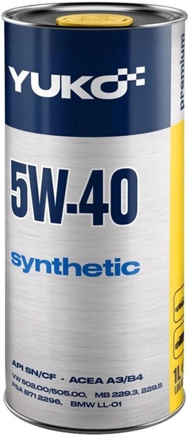 Ulei de motor Yuko Synthetic 5W-40 1L