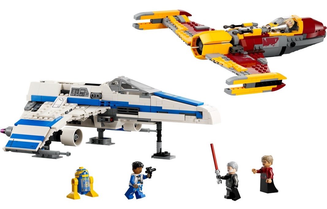LEGO New Republic E-Wing VS. Shin Hatis Starfighter