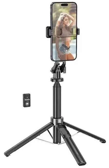 Monopod pentru selfie Hoco K21 Stream Black