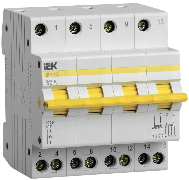 Întrerupător-secționator IEK MPR10-4-032