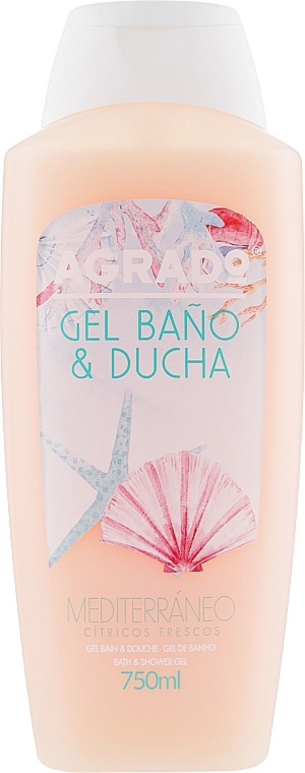 Гель для душа Agrado Mediterranean Shower Gel 750ml, купить по выгодной ...