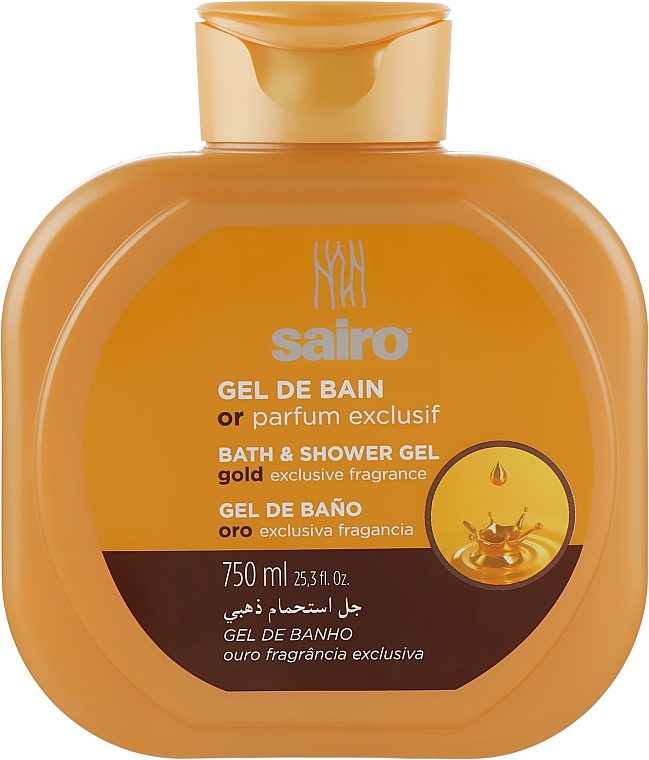 Gel de duș Sairo Gold Exclusive Shower Gel 750ml, cumpără la preț ...