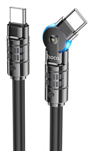 Cablu USB Hoco U118 Triumph Type-C 1.2m Black