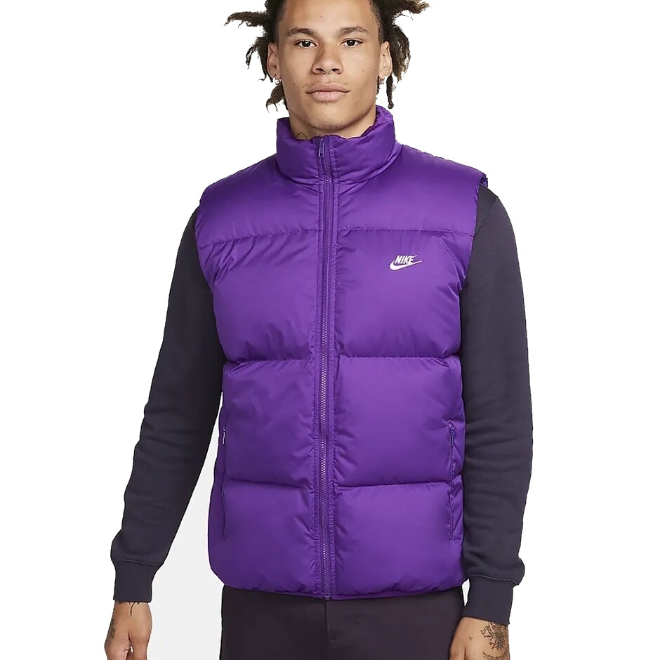 Nike M Nk Club Puffer Vest Disco Purple White s.L PandaShop.md