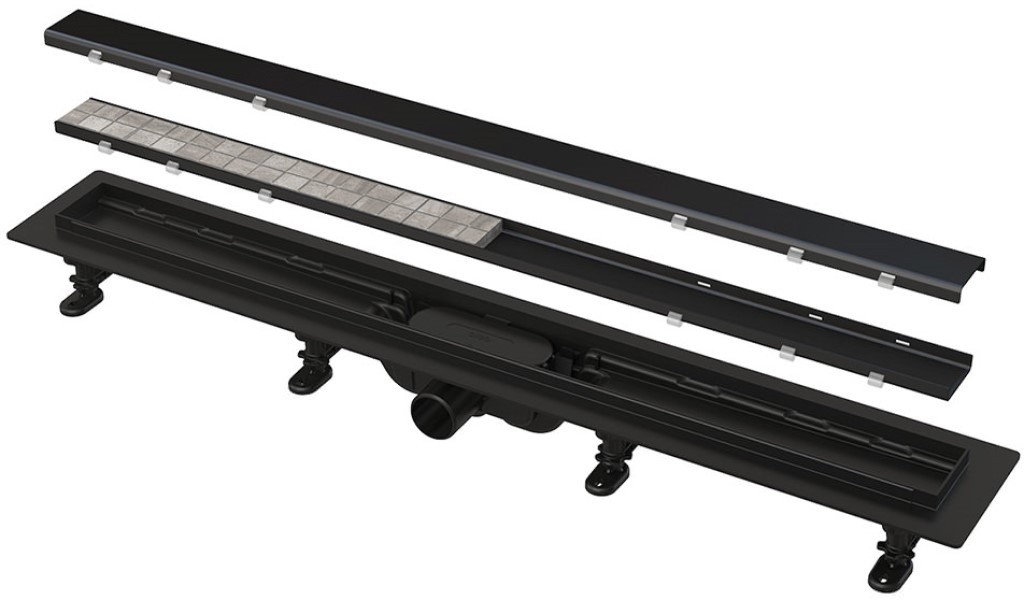 Rigolă de duș Alcaplast APZ19BLACK-550 (117418)