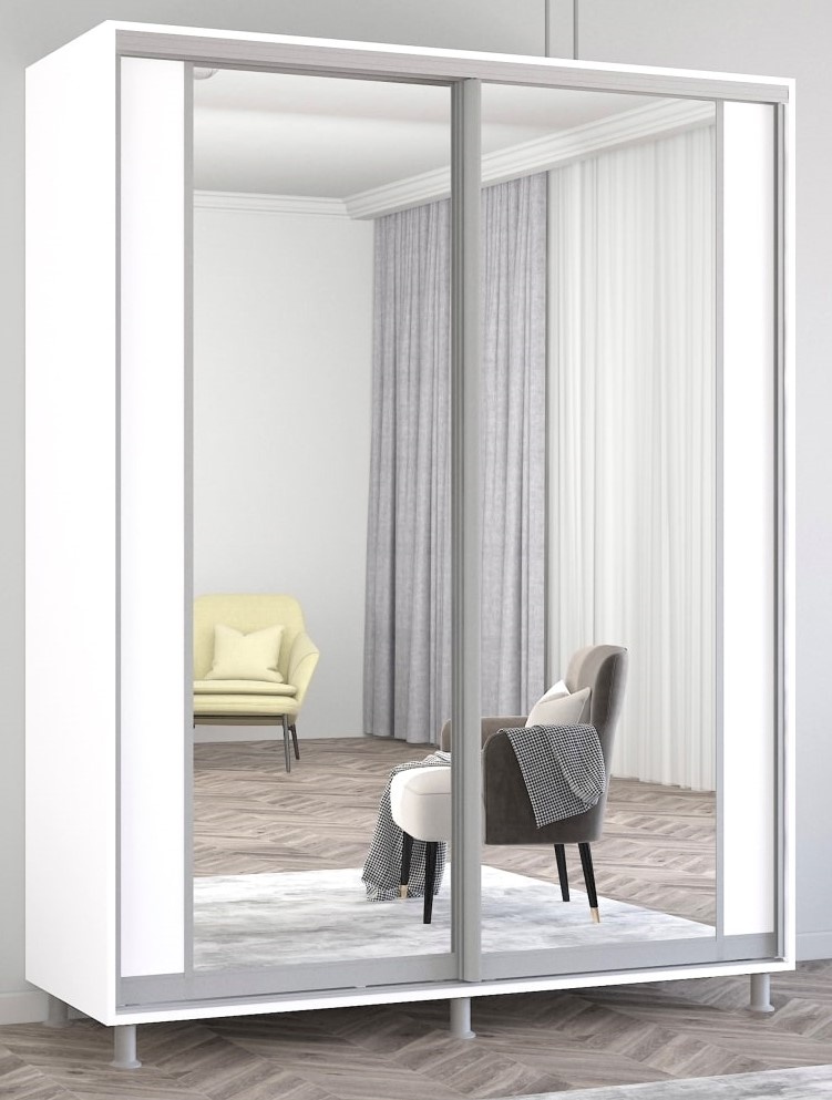 Dulap cu uşi glisante Mobildor-Lux Aron 180x210 White (aron2105) K2