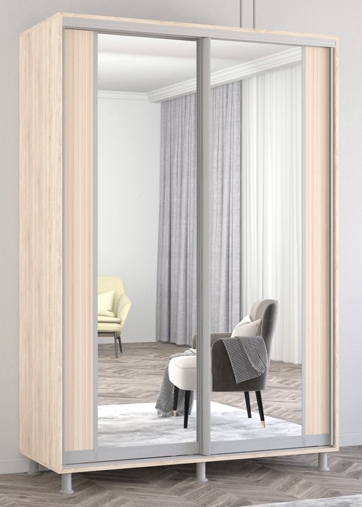 Dulap cu uşi glisante Mobildor-Lux Aron 150x210 Oak Sonoma (aron1132) K2