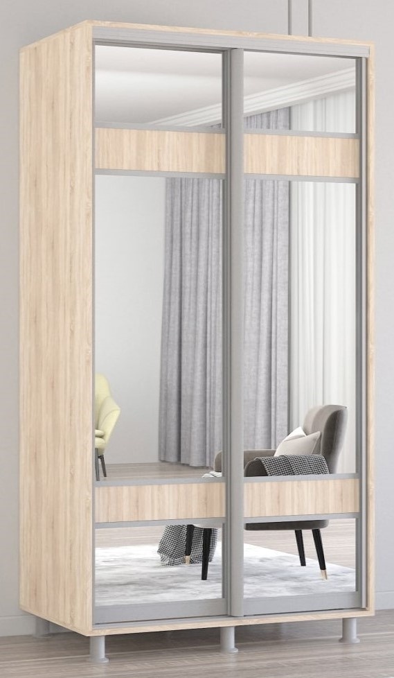 Dulap cu uşi glisante Mobildor-Lux Aron-P 110x240 Oak Sonoma (aronp2831) K3