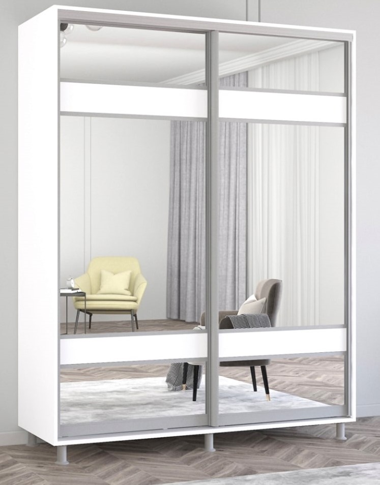 Dulap cu uşi glisante Mobildor-Lux Aron-P 170x200 White (aronp3366) K3