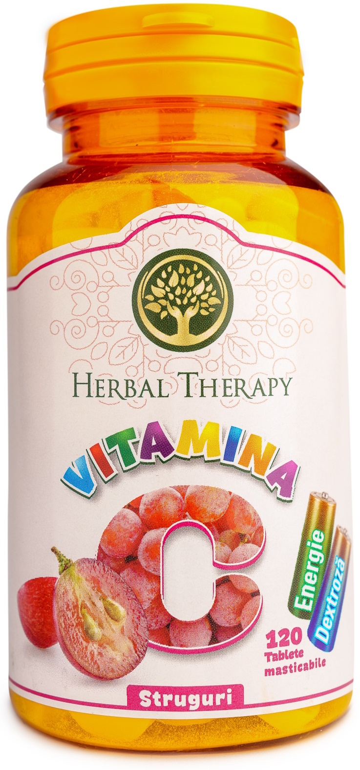 Витамины Herbal Therapy Vitamina C 100mg 120tab Grape, купить по ...