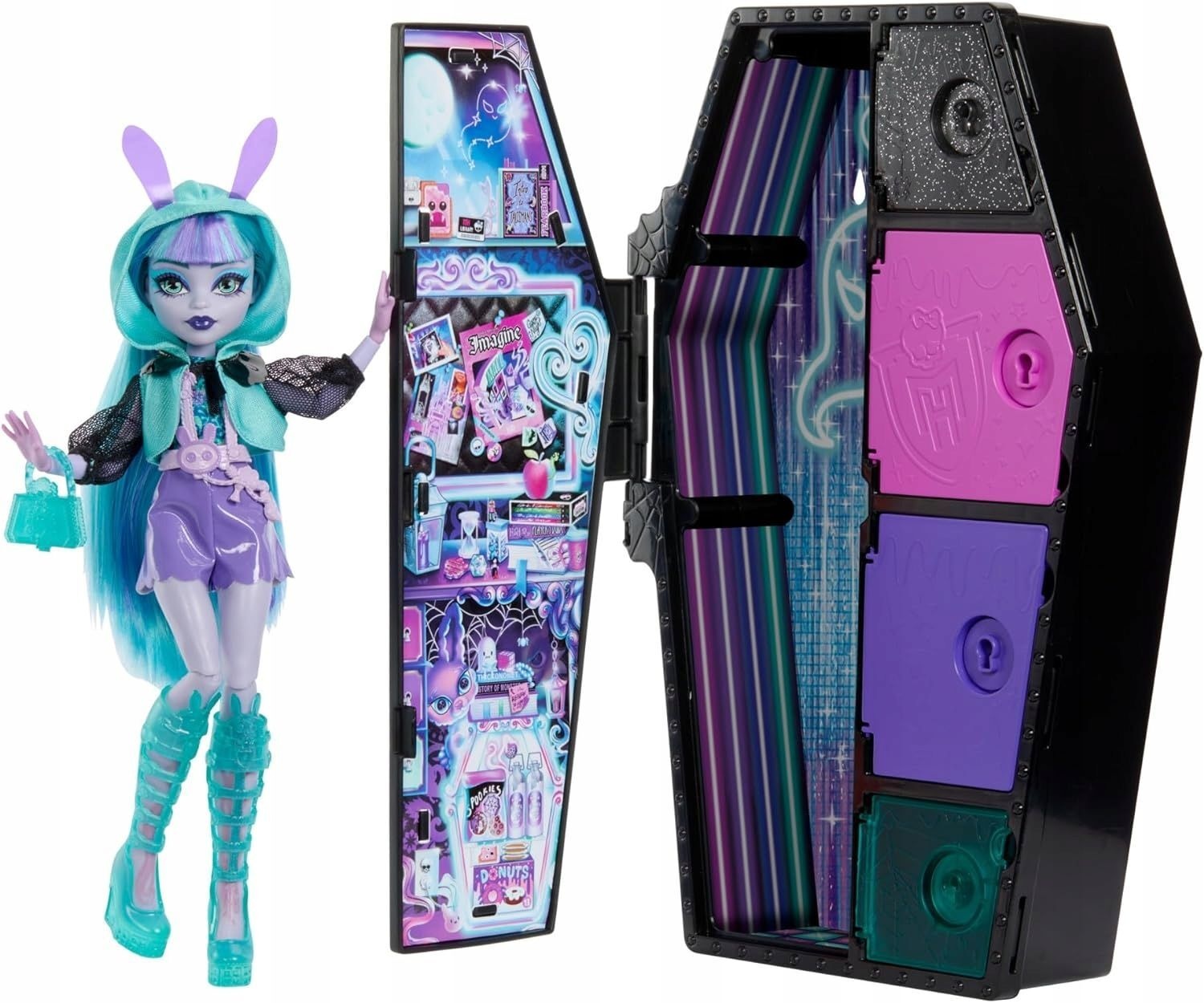 Păpușa Mattel Monster High Neon Fright (HNF82)