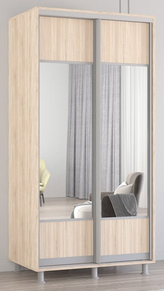 Dulap cu uşi glisante Mobildor-Lux Aron-P 110x240 Oak Sonoma (aronp3199) K1