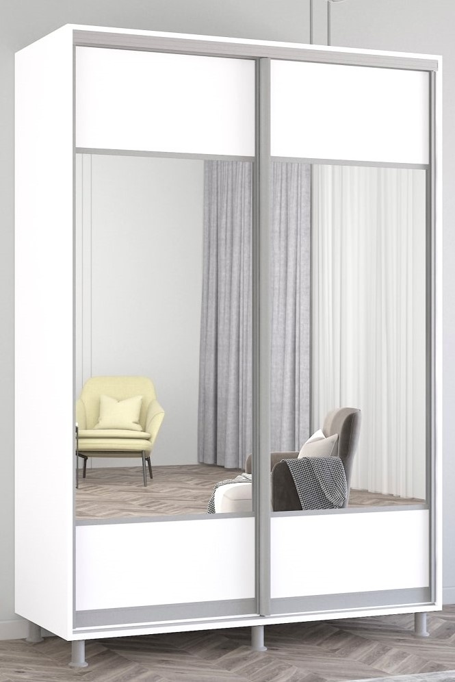 Dulap cu uşi glisante Mobildor-Lux Aron-P 150x230 White (aronp3593) K1