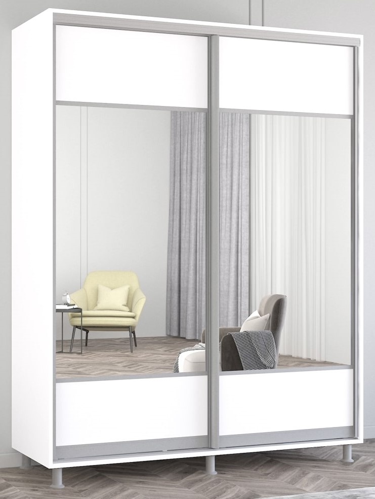 Dulap cu uşi glisante Mobildor-Lux Aron-P 180x210 White (aronp3127) K1