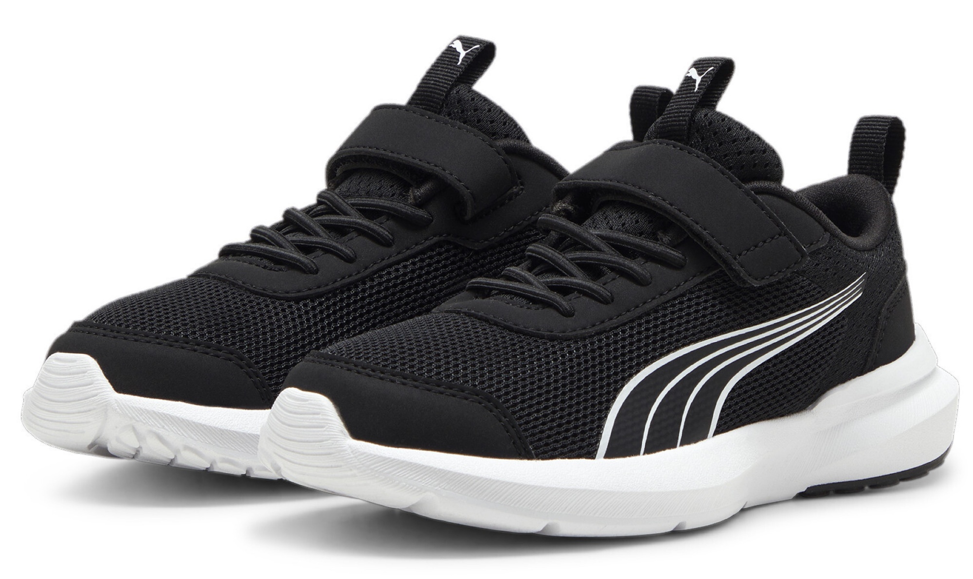 Adidași pentru copii Puma Kruz Track Ac+Ps Puma Black/White 32, cumpără ...