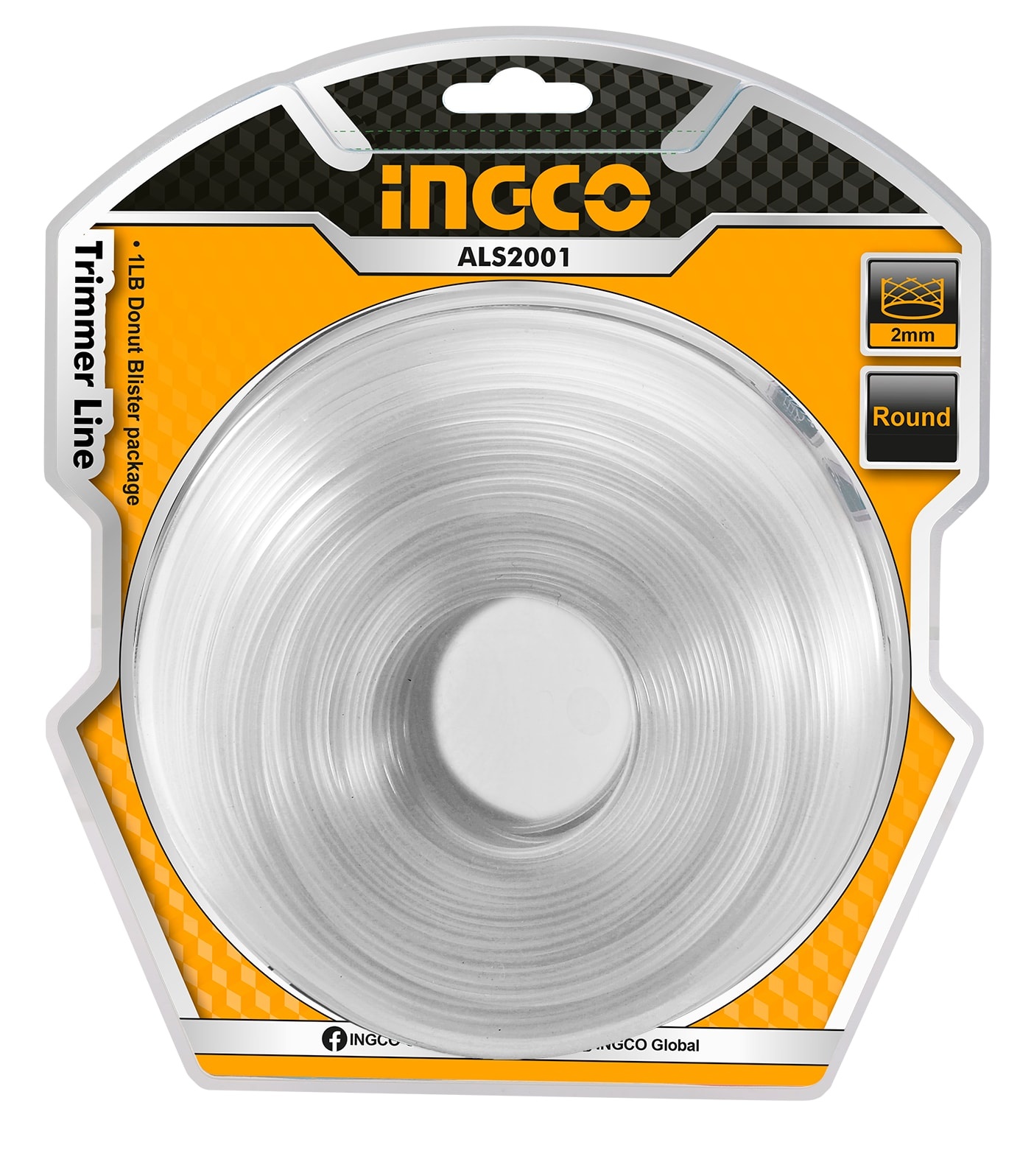 Linie de pescuit trimmer Ingco ALS2001