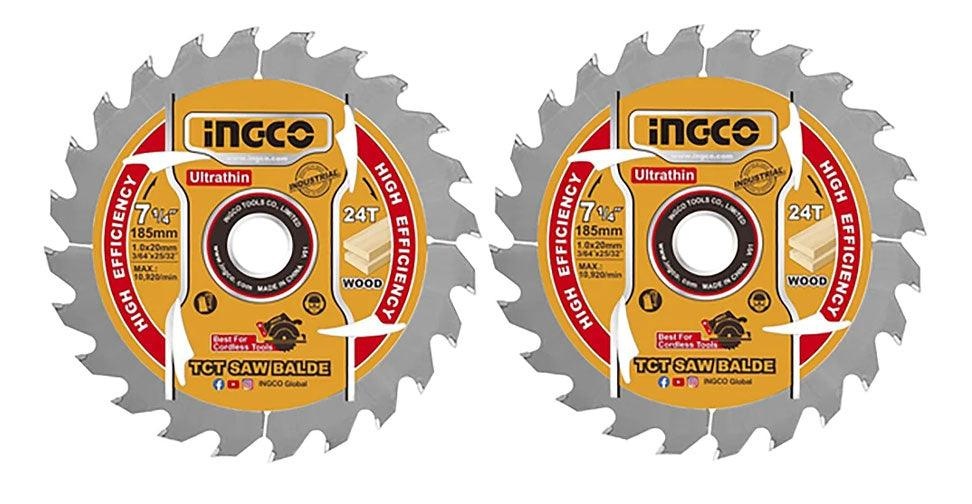 Set disc pentru lemn Ingco TSB1853