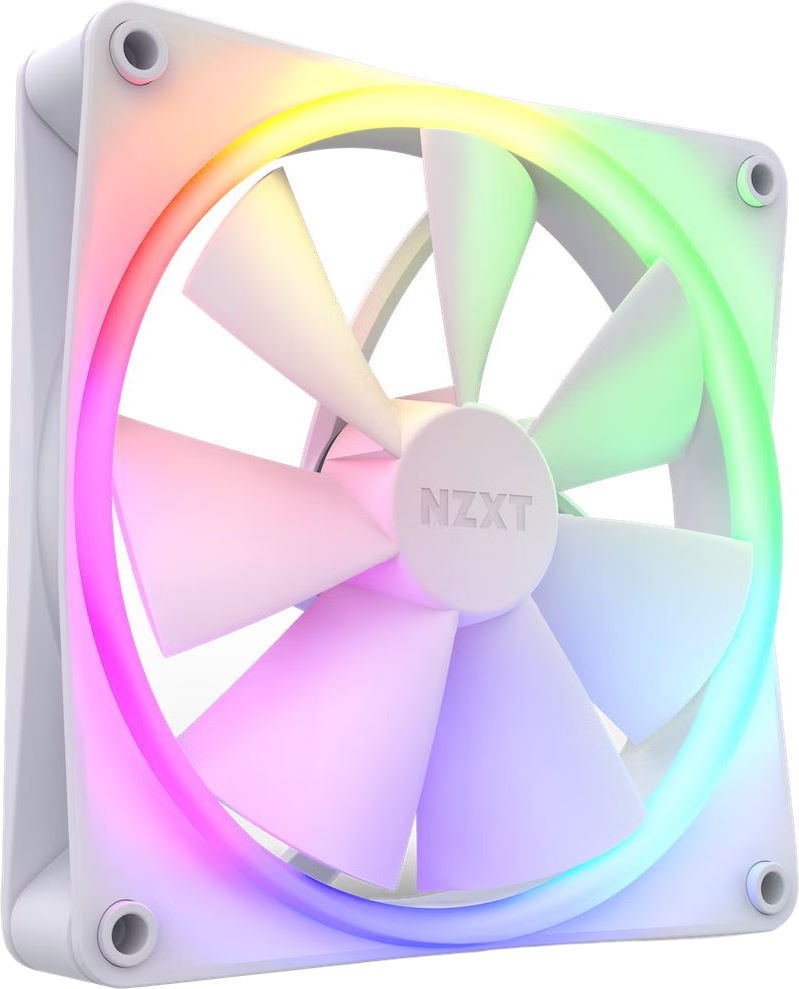 Ventilator de carcasă NZXT F120 RGB White (RF-R12SF-W1)
